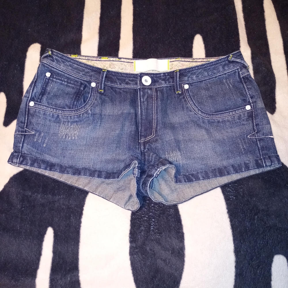 Adidas jean shorts